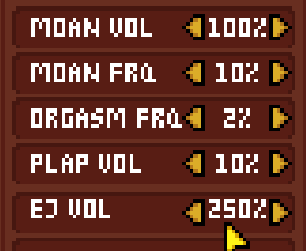 Some of the new SFX options